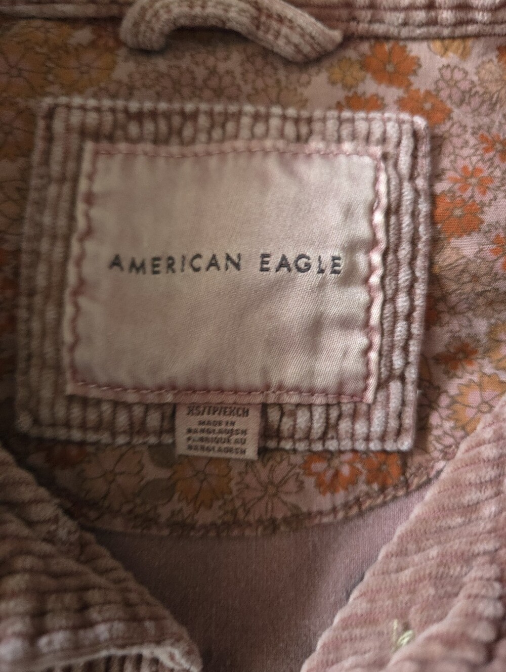 American Eagle Corduroy Lined Shacket - Picture 5 of 8